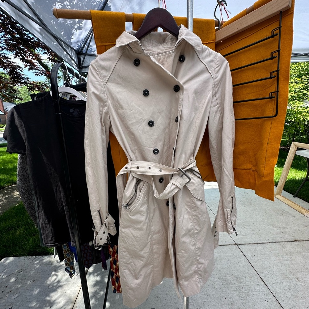 Zara Trench Coat Sz M